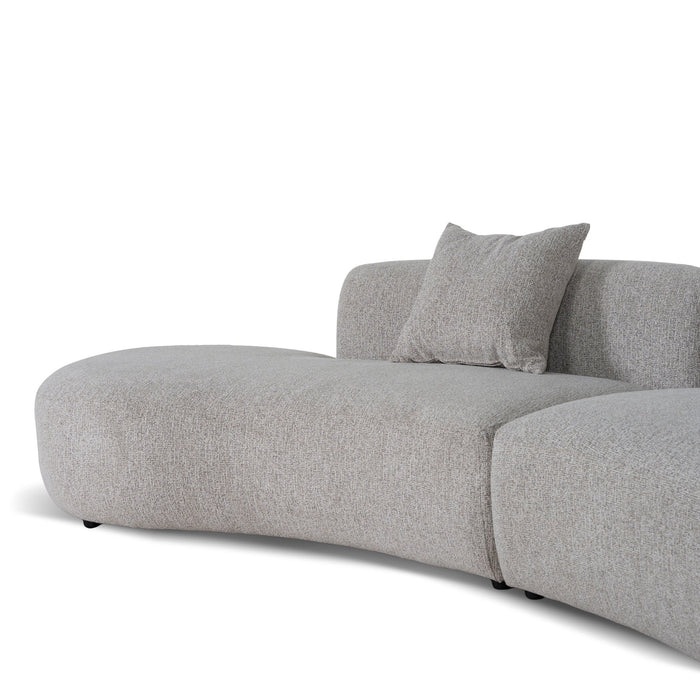 Rovena Left Chaise Modular Sofa - Mushroom Beige