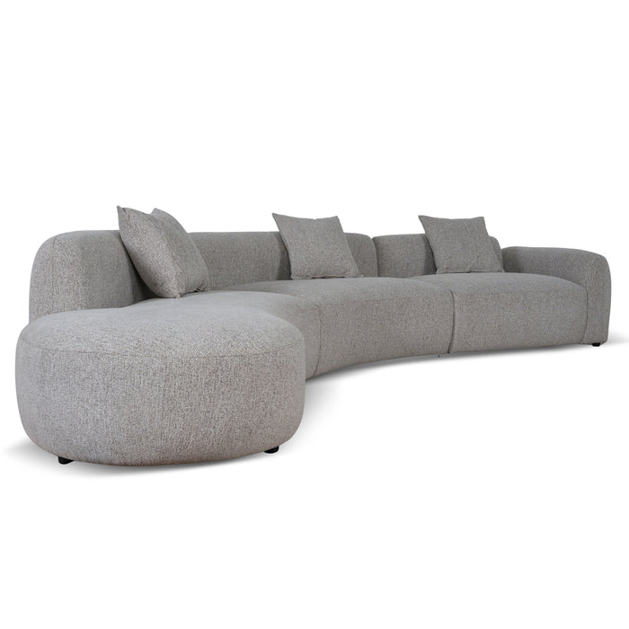 Rovena Left Chaise Modular Sofa - Mushroom Beige