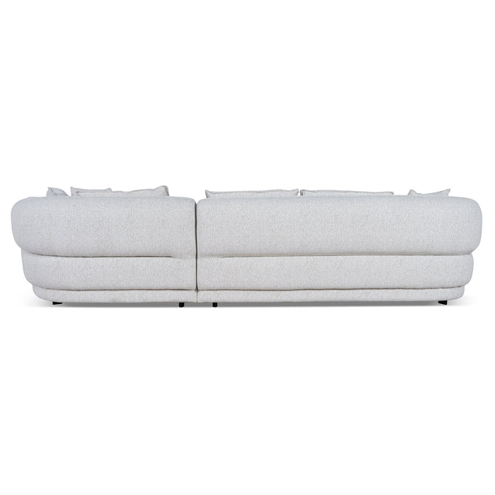 Rowe Right Chaise Sofa - Almond Beige
