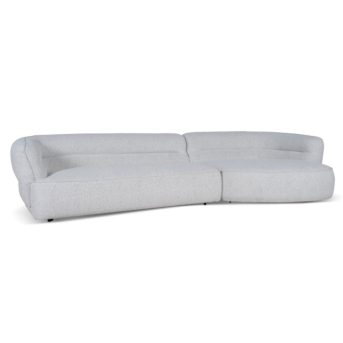 Rowe Right Chaise Sofa - Almond Beige