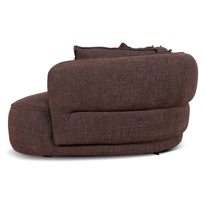 Rowe Right Chaise Sofa - Moss Brown