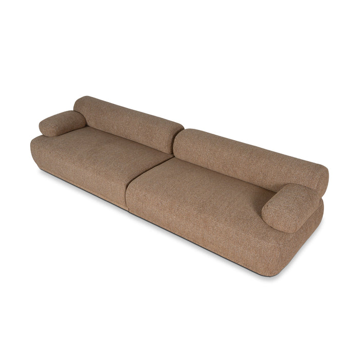 Solara 4 Seater Sofa - Almond Brown