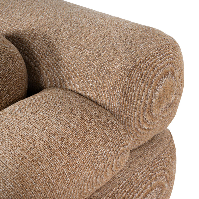 Solara 4 Seater Sofa - Almond Brown