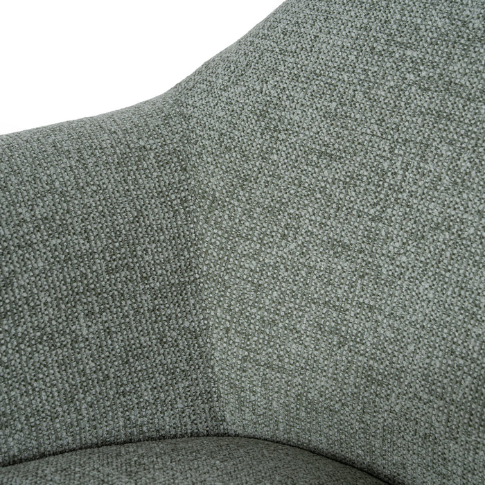 Esmora Swivel Armchair - Coral Light Green