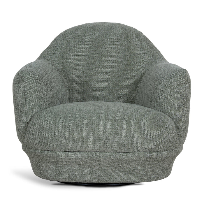 Esmora Swivel Armchair - Coral Light Green