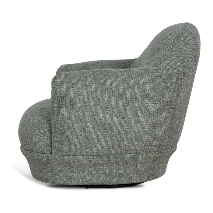 Esmora Swivel Armchair - Coral Light Green