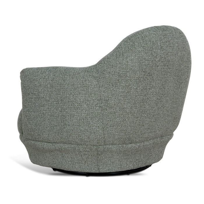 Esmora Swivel Armchair - Coral Light Green