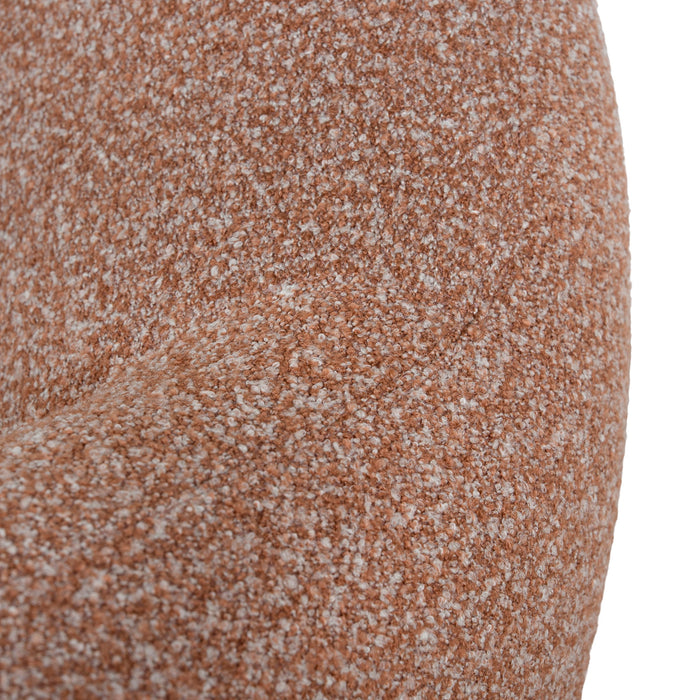 Esmora Swivel Armchair - Terracotta Brown