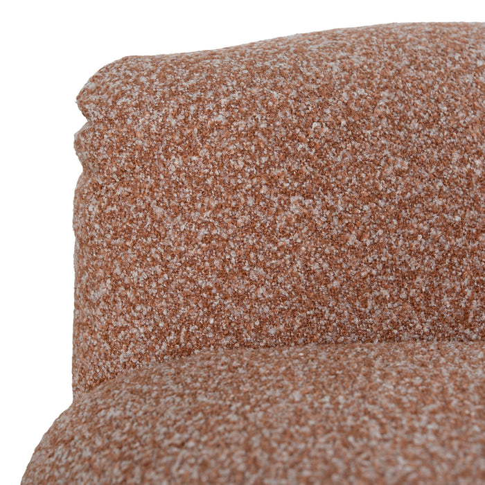 Esmora Swivel Armchair - Terracotta Brown