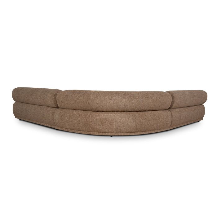 Solara Modular Corner Sofa - Almond Brown