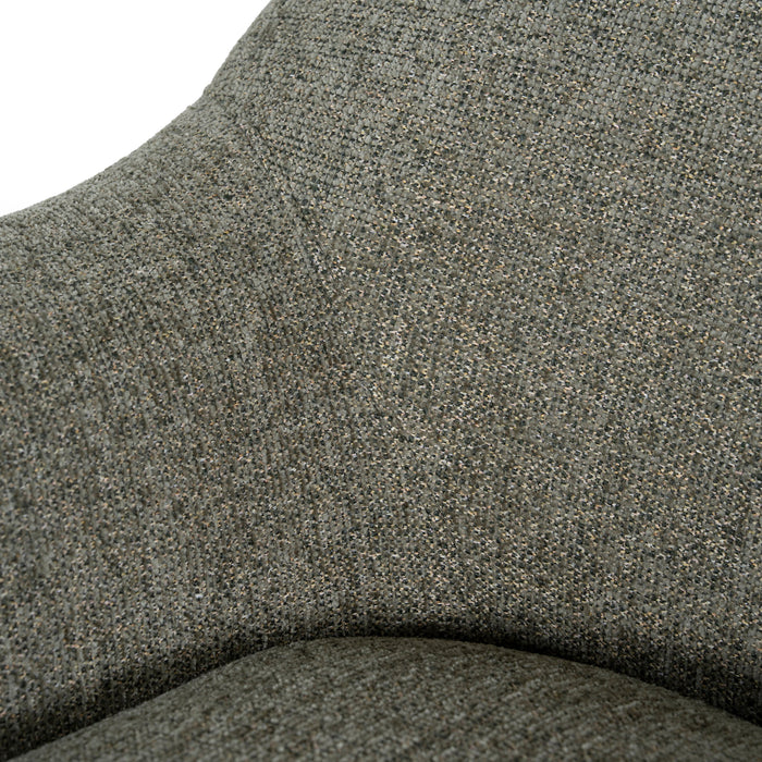 Alvis Fabric Armchair - Sea Green
