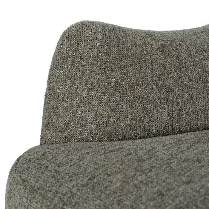 Alvis Fabric Armchair - Sea Green