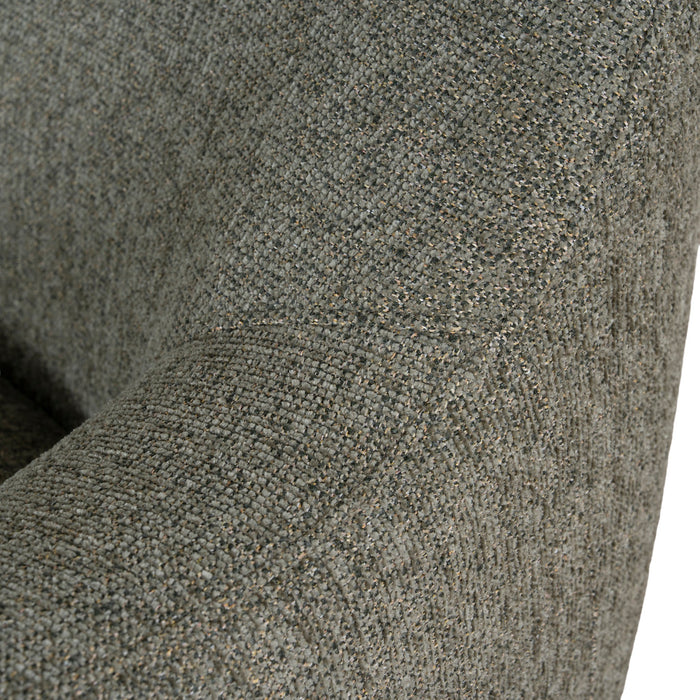 Alvis Fabric Armchair - Sea Green