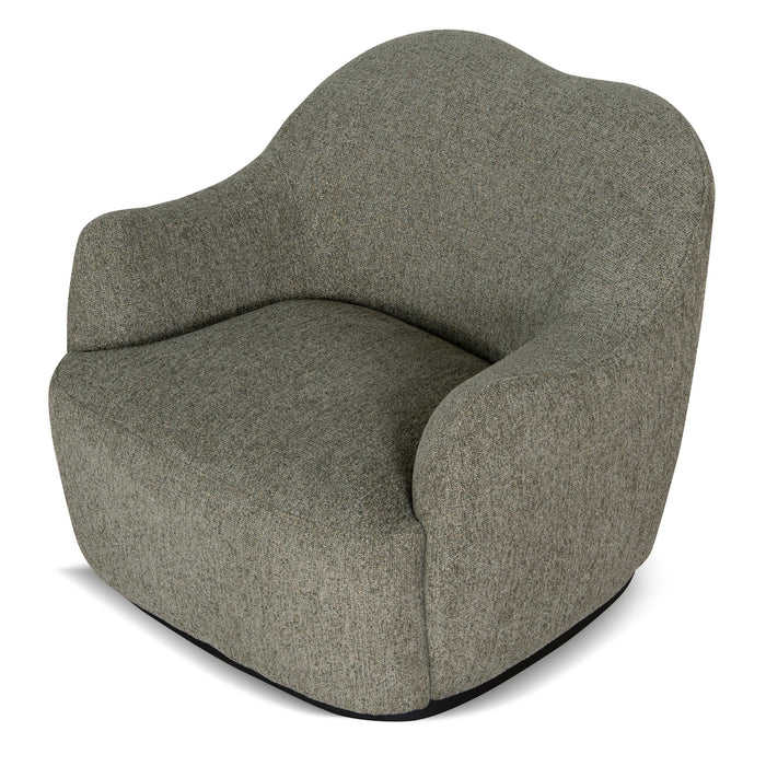 Alvis Fabric Armchair - Sea Green