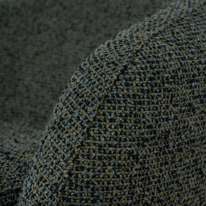 Odin Fabric Swivel Armchair - Dusky Green