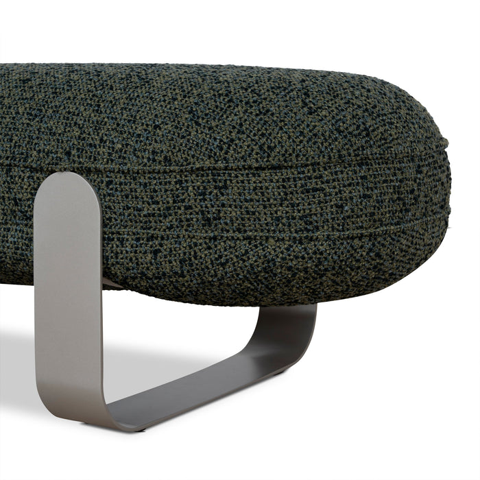 Callistia 1.5m Long Bench Seat - Duffle Green