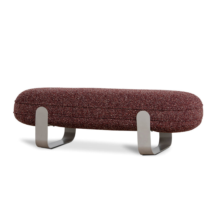 Callistia 1.5m Long Bench Seat - Autumn Red
