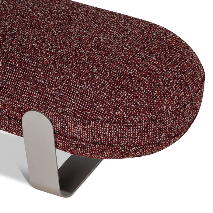 Callistia 1.5m Long Bench Seat - Autumn Red