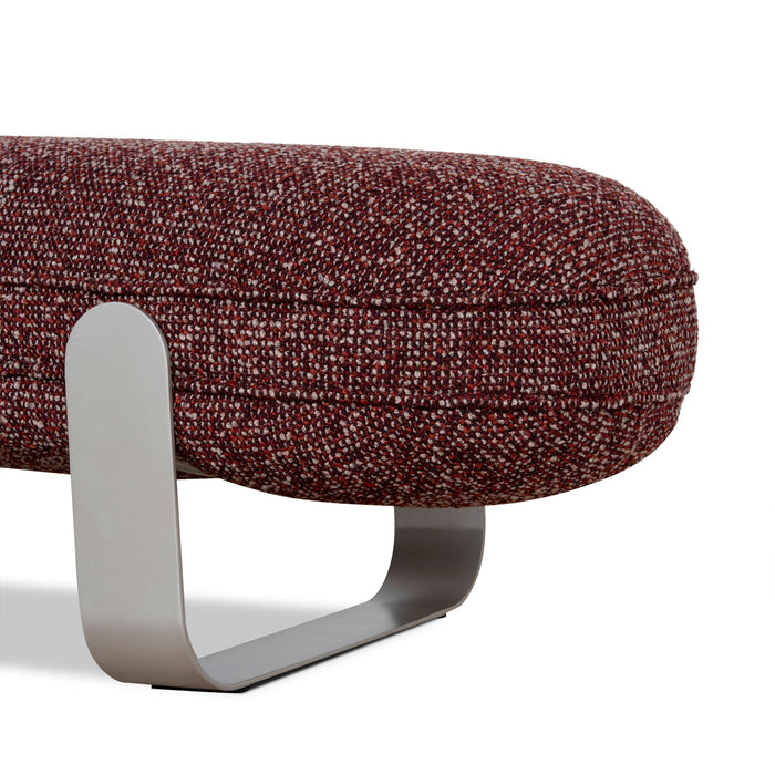 Callistia 1.5m Long Bench Seat - Autumn Red