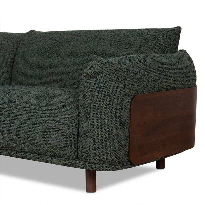Prisha 3 Seater Sofa - Duffle Green