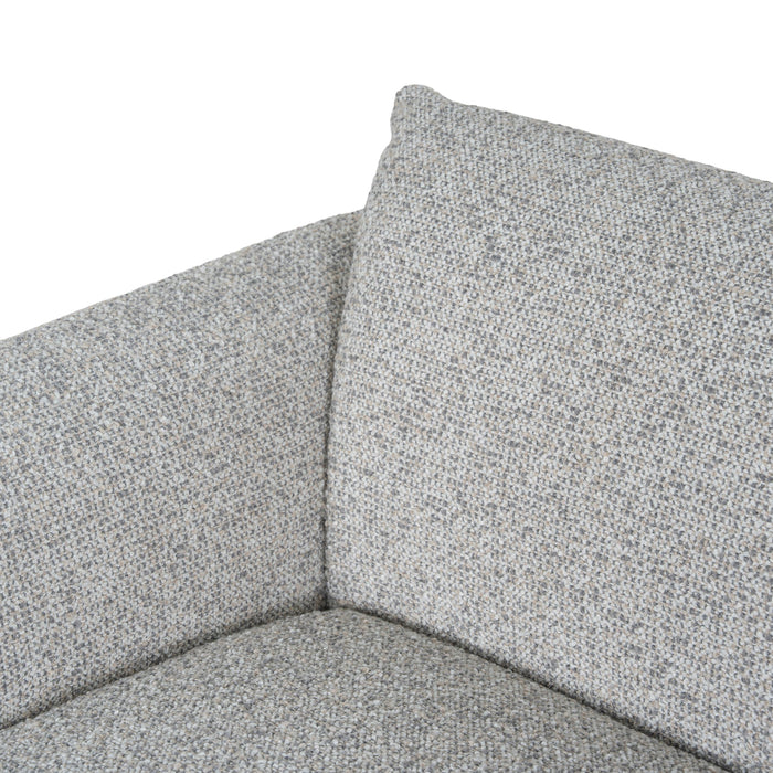 Prisha 3 Seater Sofa - Noah Silver Lining
