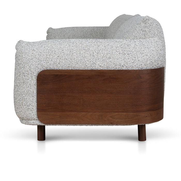Prisha 3 Seater Sofa - Noah Silver Lining