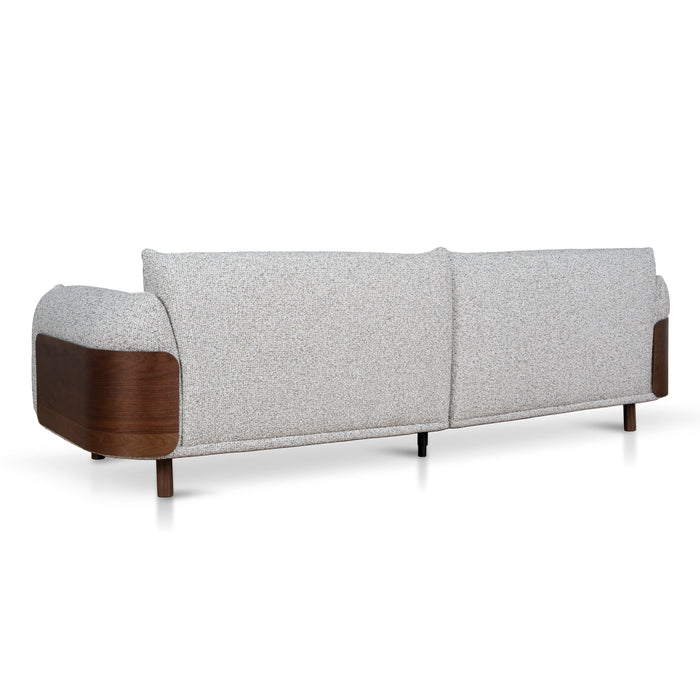 Prisha 3 Seater Sofa - Noah Silver Lining