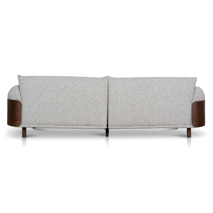 Prisha 3 Seater Sofa - Noah Silver Lining