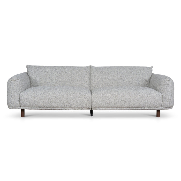 Prisha 3 Seater Sofa - Noah Silver Lining
