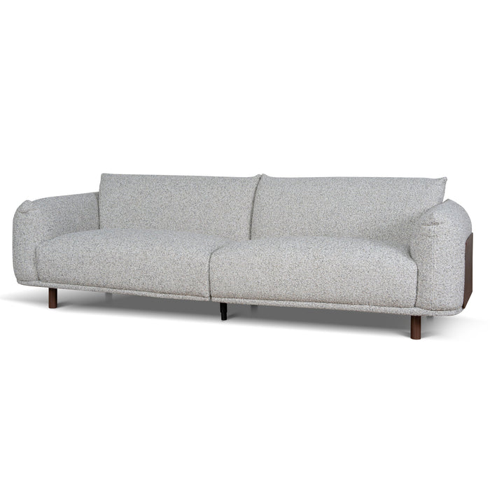 Prisha 3 Seater Sofa - Noah Silver Lining
