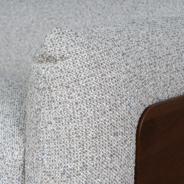 Prisha 3 Seater Sofa - Noah Silver Lining