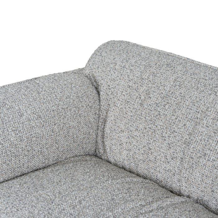 Zephyr 3 Seater Sofa - Noah Silver Lining