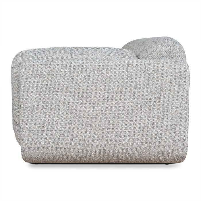 Zephyr 3 Seater Sofa - Noah Silver Lining