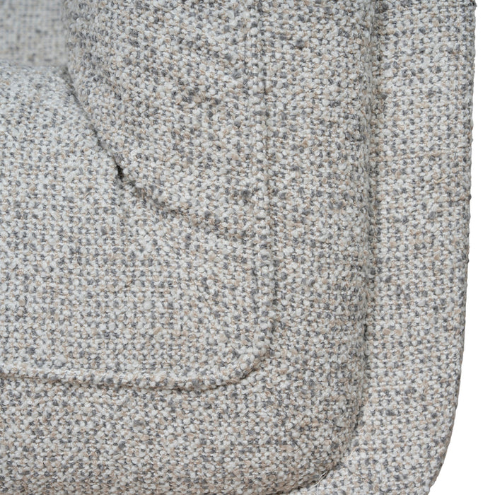 Zephyr 3 Seater Sofa - Noah Silver Lining