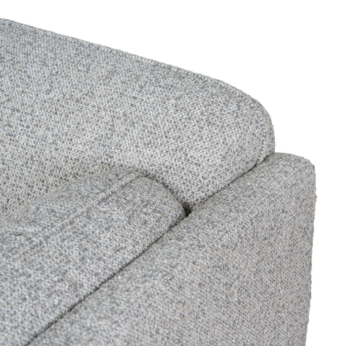 Zephyr 3 Seater Sofa - Noah Silver Lining