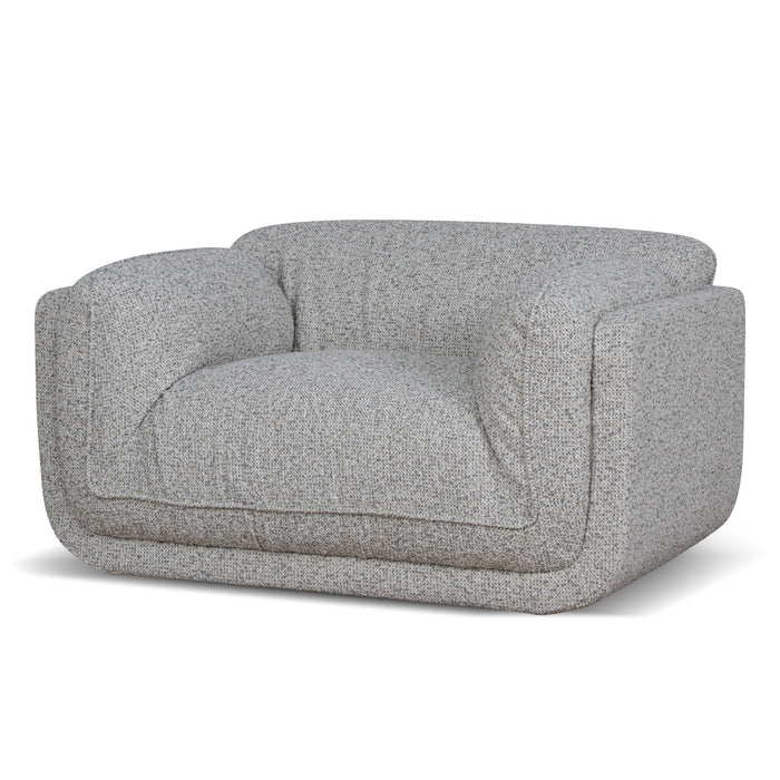 Zephyr Armchair - Noah Silver Lining