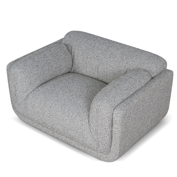 Zephyr Armchair - Noah Silver Lining