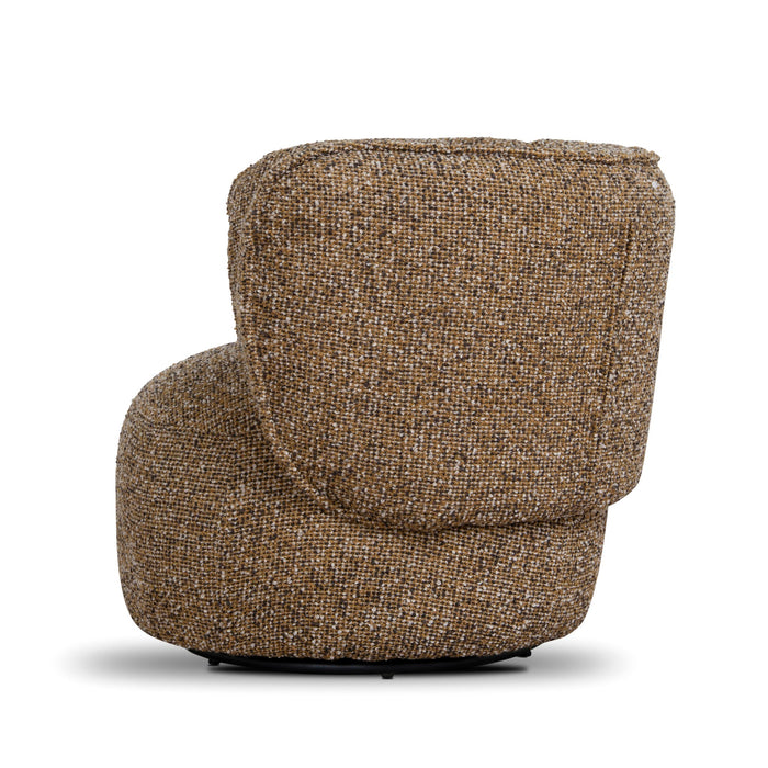 Amara Swivel Armchair - Golden Mustard