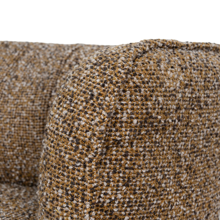 Amara Swivel Armchair - Golden Mustard