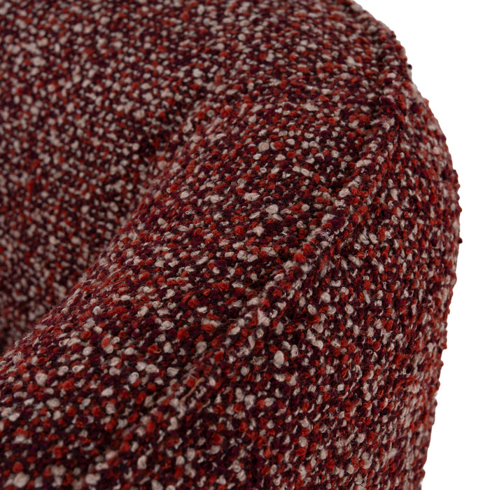 Amara Swivel Armchair - Autumn Red