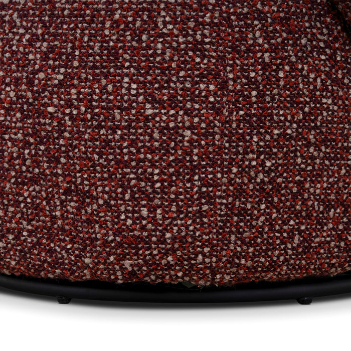 Amara Swivel Armchair - Autumn Red