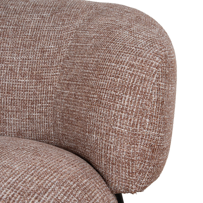 Helios Fabric Armchair - Santiago Copper