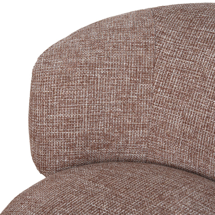 Helios Fabric Armchair - Santiago Copper