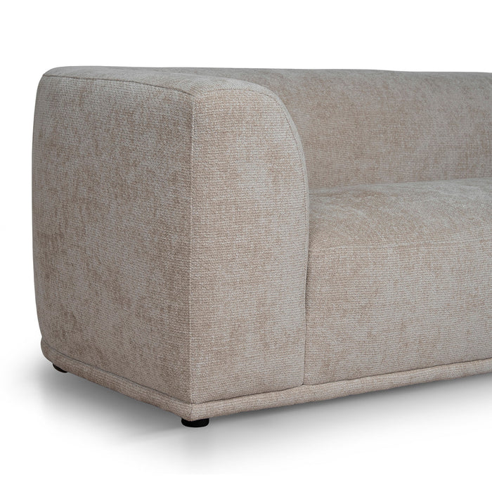 Cavallo 4 Seater Right Chaise Sofa - Lila Beige