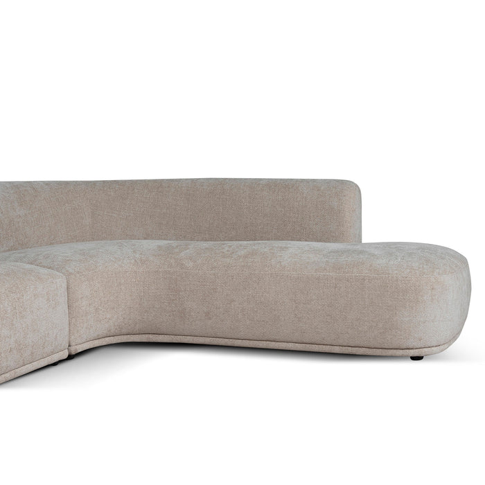 Cavallo 4 Seater Right Chaise Sofa - Lila Beige