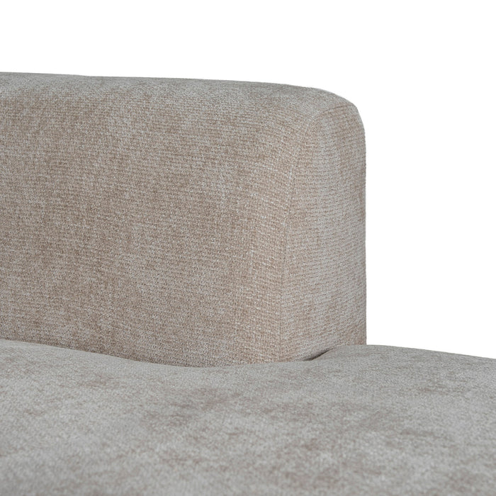 Cavallo 4 Seater Right Chaise Sofa - Lila Beige