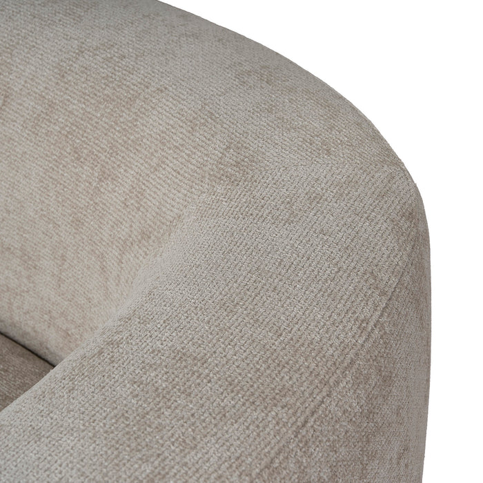 Cavallo 4 Seater Left Chaise Sofa - Lila Beige