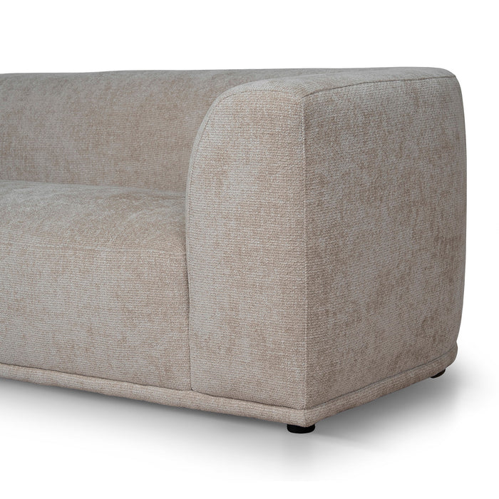 Cavallo 4 Seater Left Chaise Sofa - Lila Beige