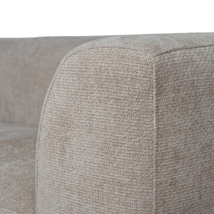 Cavallo 4 Seater Left Chaise Sofa - Lila Beige