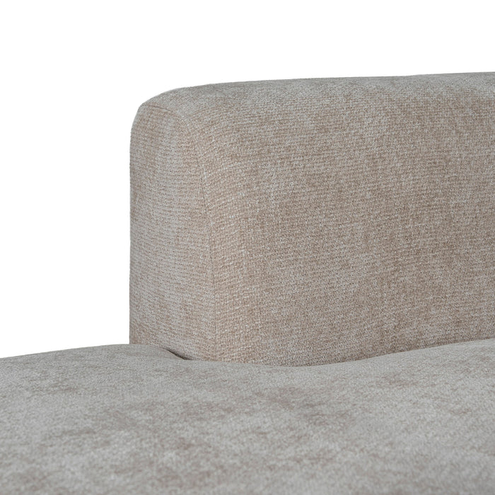 Cavallo 4 Seater Left Chaise Sofa - Lila Beige